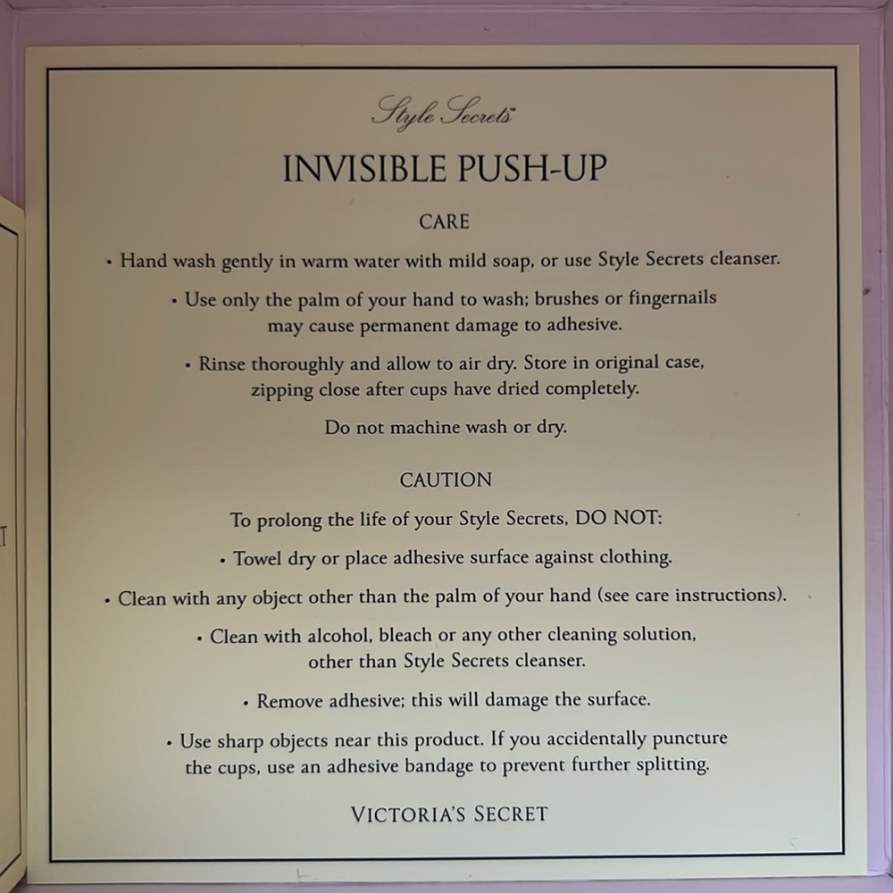 Victoria’s Secret Nu Bra Invisible Push Up - Picture 7 of 7